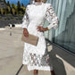 💕Limited Sale 50% OFF💕Vintage Lace Hollow-Out Dress
