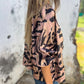 ⏳Time-limited Special⏰Women's Zebra Print Zipper Bomber Jacket