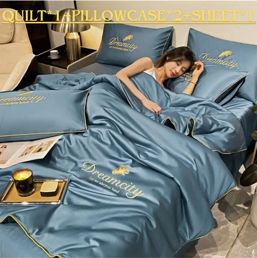 😎Get Ready For Summer🛏️ Summer Simple Ice Silk Quilt❄️