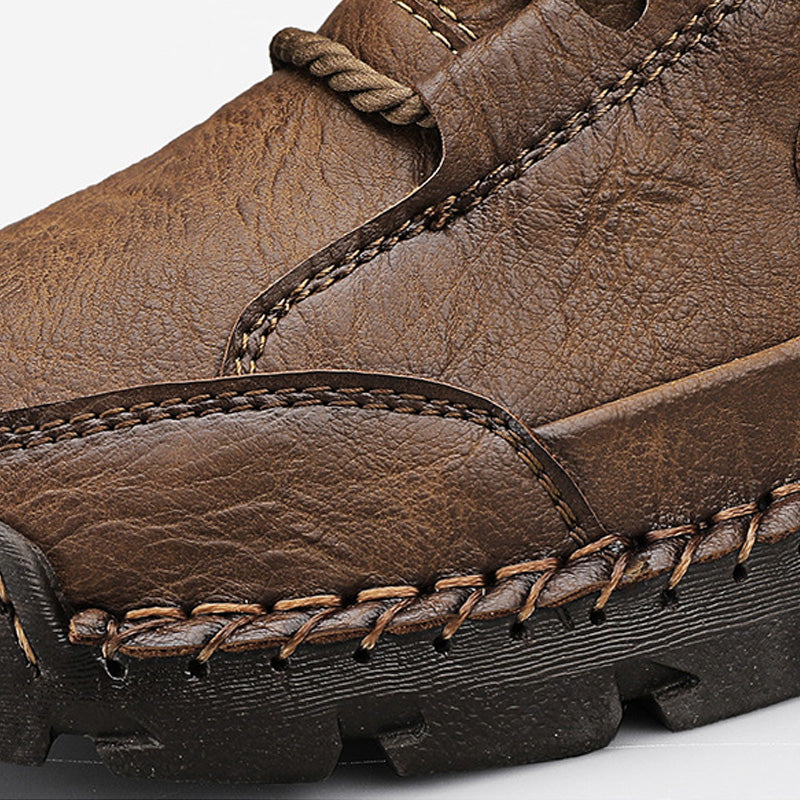 🔥LIMITED SALE 50% OFF🔥Handcrafted Men's Leather Shoes - Relieve Foot Pain