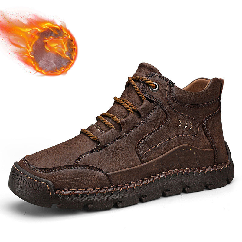 🔥LIMITED SALE 50% OFF🔥Handcrafted Men's Leather Shoes - Relieve Foot Pain