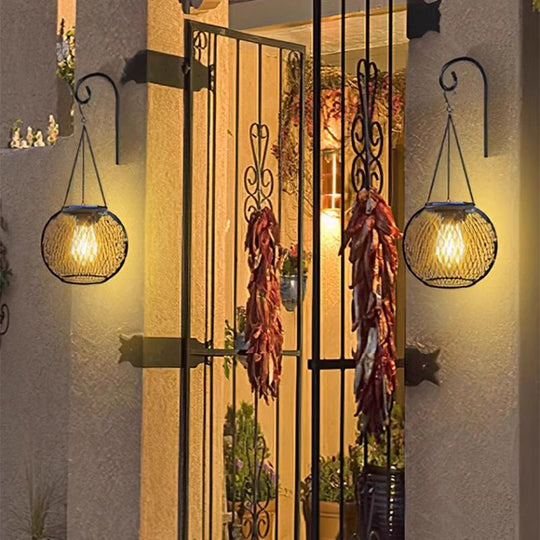 🌟Limited time sale 49% OFF🌟Retro Metal Solar Lanterns 2