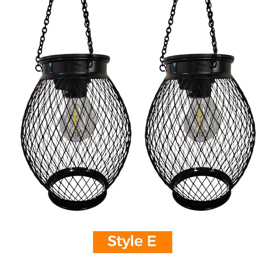 🌟Limited time sale 49% OFF🌟Retro Metal Solar Lanterns 2