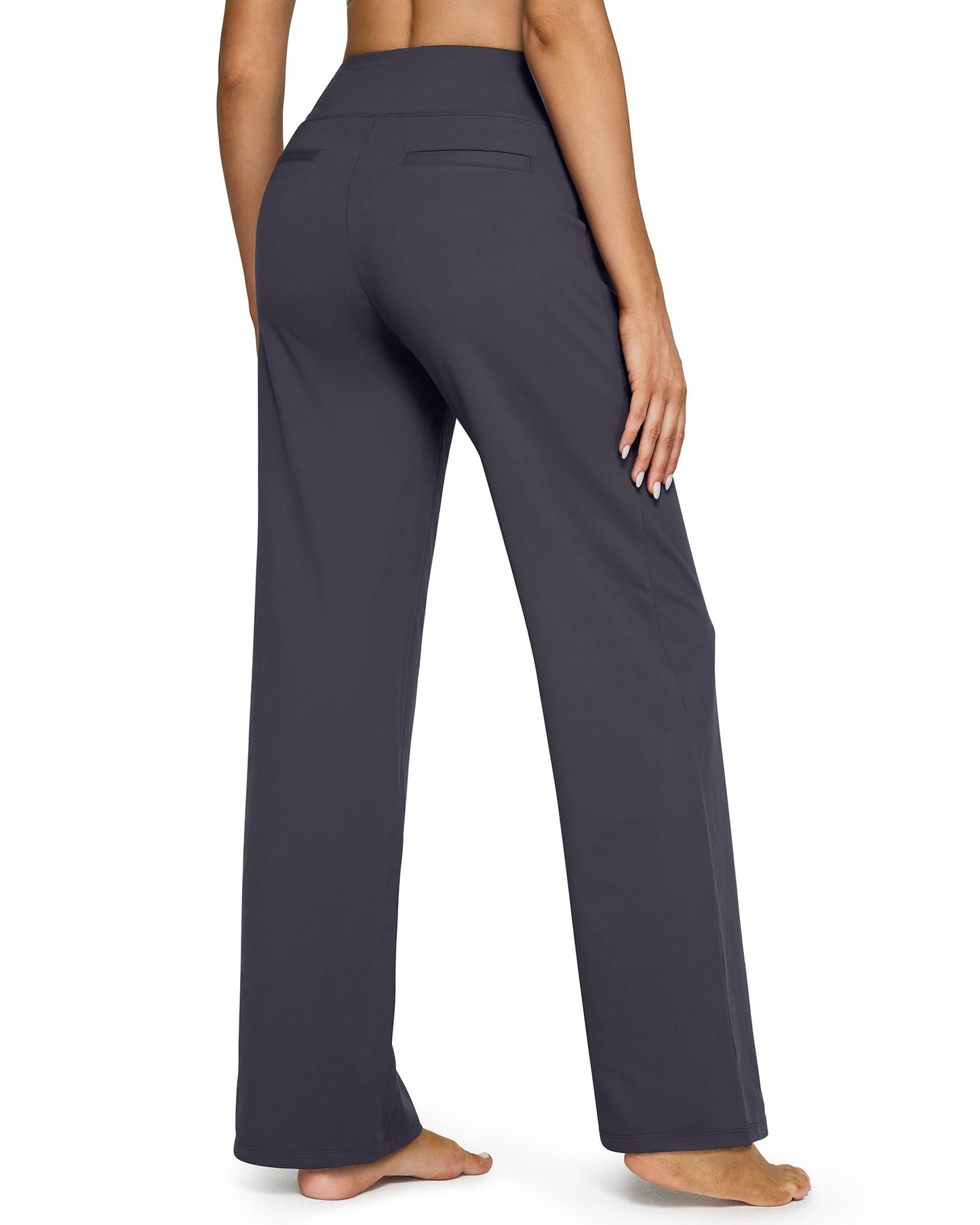 New🔥Women's High Waist Stretch Casual Yoga Wide Leg Pants