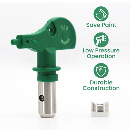 High-Efficiency Low Pressure Spray Tip