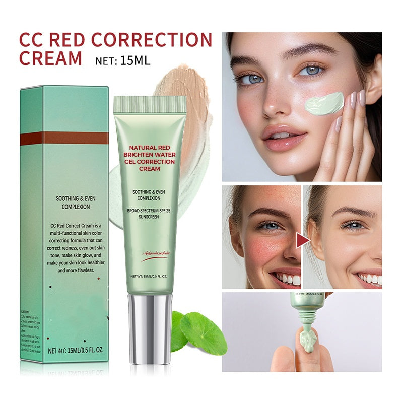 💓Buy 2 Get 1 Free💓Natural Red Brighten Water-Gel Correction Cream