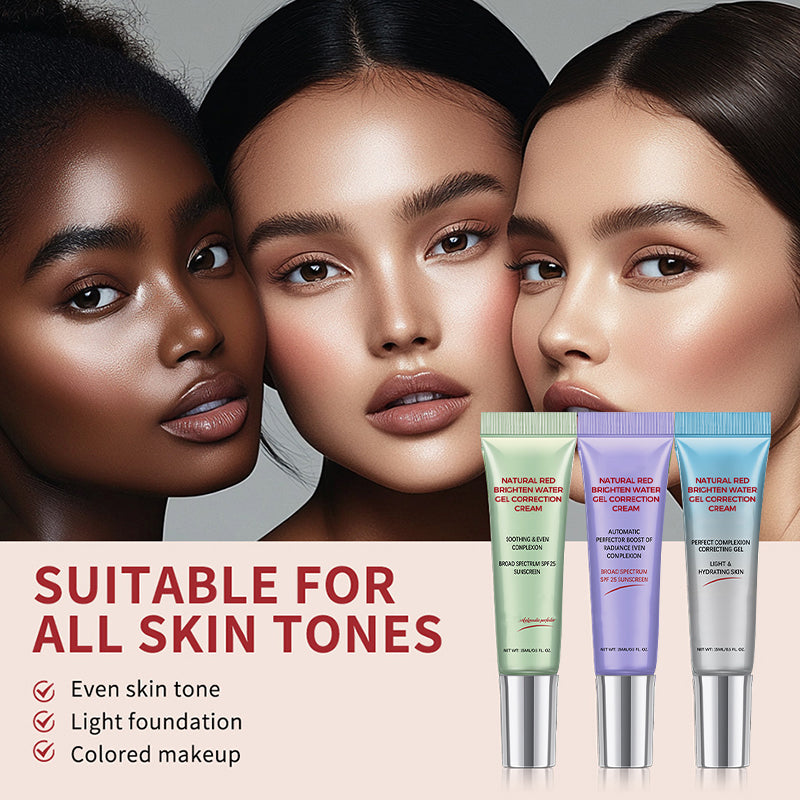 💓Buy 2 Get 1 Free💓Natural Red Brighten Water-Gel Correction Cream