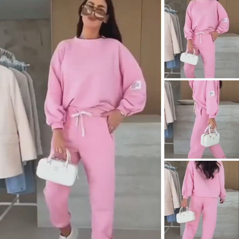 📖Cozy Women's 2-Piece Oversized Sweatsuit Set🧥♨️