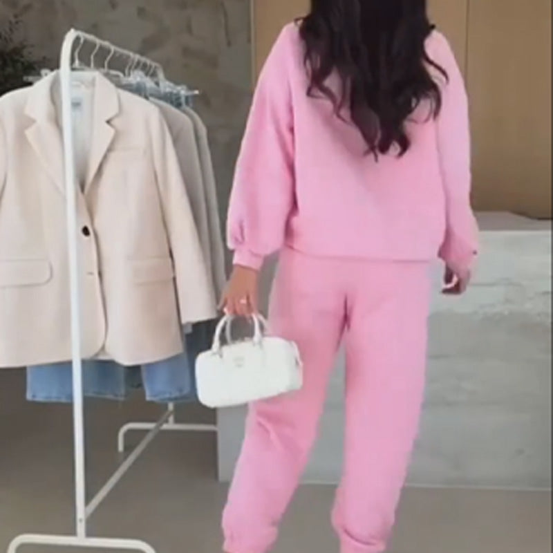 📖Cozy Women's 2-Piece Oversized Sweatsuit Set🧥♨️