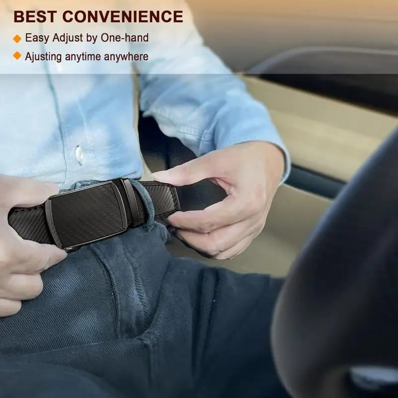 🌸LAST DAY PROMOTION - 50%OFF🌸 Leather Ratchet Belt With Adjustable Buckle