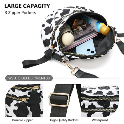 Fashionable versatile large capacity crossbody shell bag