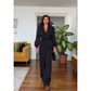 🌸Spring Specials🌸 Elegant Black Beaded Wide-Leg Jumpsuit