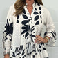 V-Neck Floral Flared Sleeve Ruffle Hem Top💖Spring sale-49% OFF