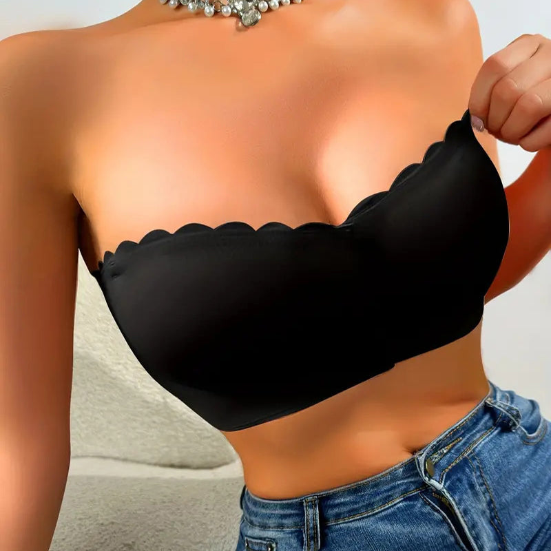 🔥BUY 1 GET 1 FREE (2PCS)🔥 Seamless Front Closure Strapless Bandeau Bra – Comfort & Support All Day! 💖