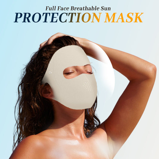 Protects against 99% of UV rays💥Full Face Breathable Sun Protection Mask