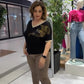 🌸Spring Specials💐 Women's Casual Elegant Printed V-Neck Top