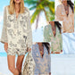💕2025 HOT SALE 50% OFF👚Satin Unique Letter Print Tassle Shirt and Elastic Waist Shorts Set