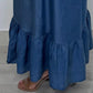 💕Limited Sale 50% OFF💕Women’s Denim Halter Maxi Dress
