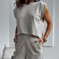 Women’s 2-Piece T-Shirt & Wide Leg Dress Pants Set