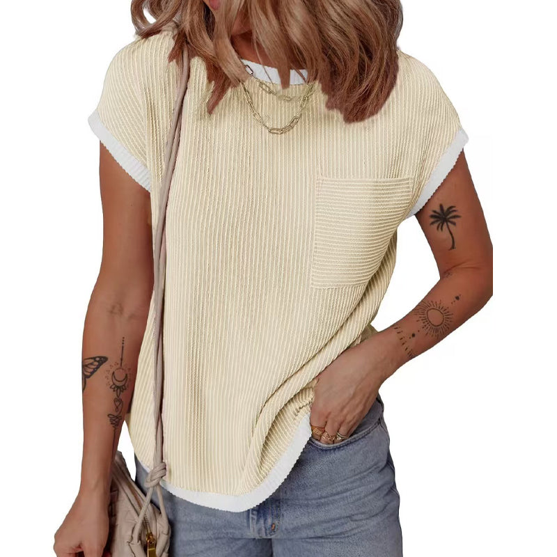 🔥 Women's Casual Short Sleeve Crewneck T Shirts