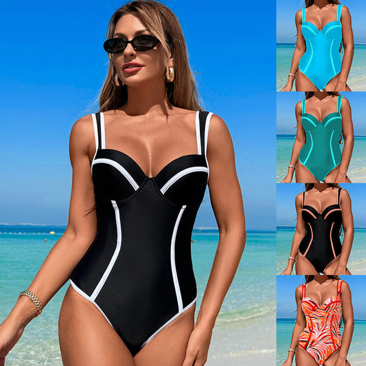 🏖️ A beach must-have! 🔥 Slim and sexy one-piece swimsuit 👙