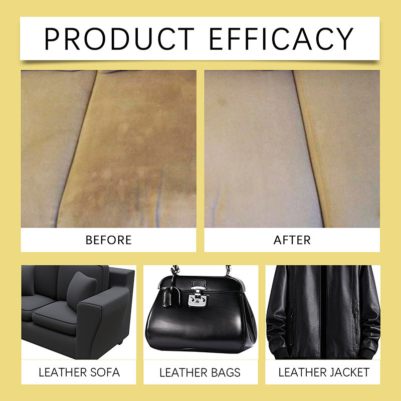 ✨Multifunctional strong deep cleaning, refurbishing leather cleaner