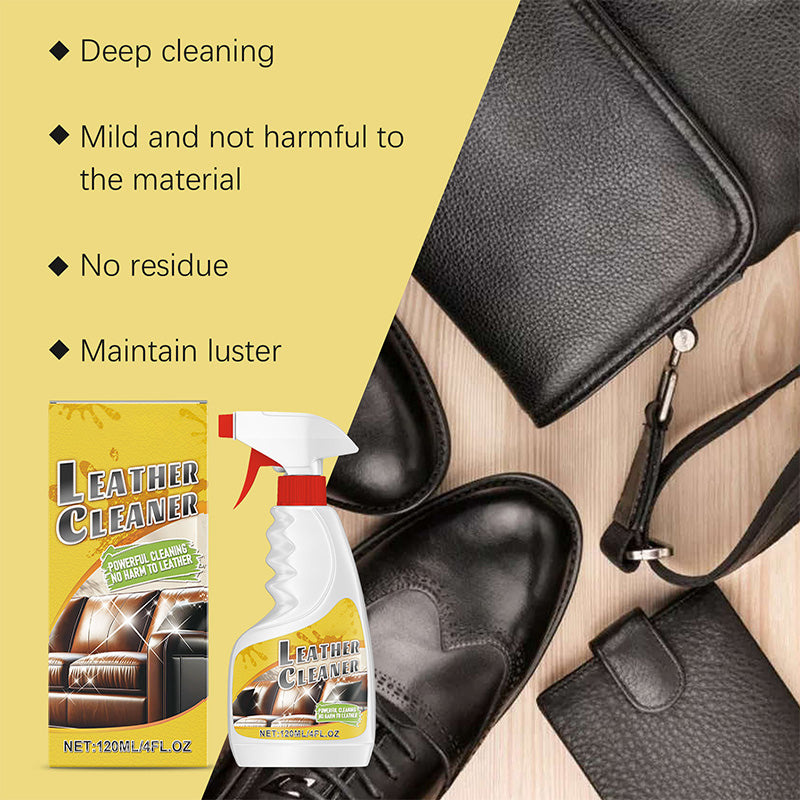 ✨Multifunctional strong deep cleaning, refurbishing leather cleaner