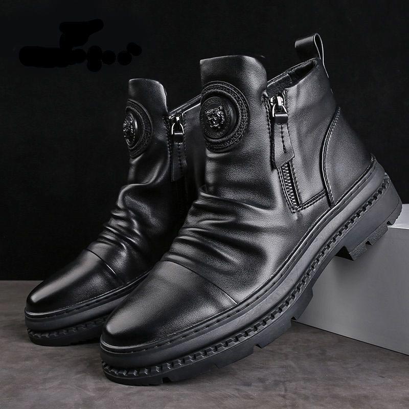 🔥💥Hot Sale-70%OFF💥 Men’s Classic Casual Side-zip Leather Boots-[Best Gift]