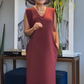 Women's V-Neck Sleeveless Split Maxi Dress
