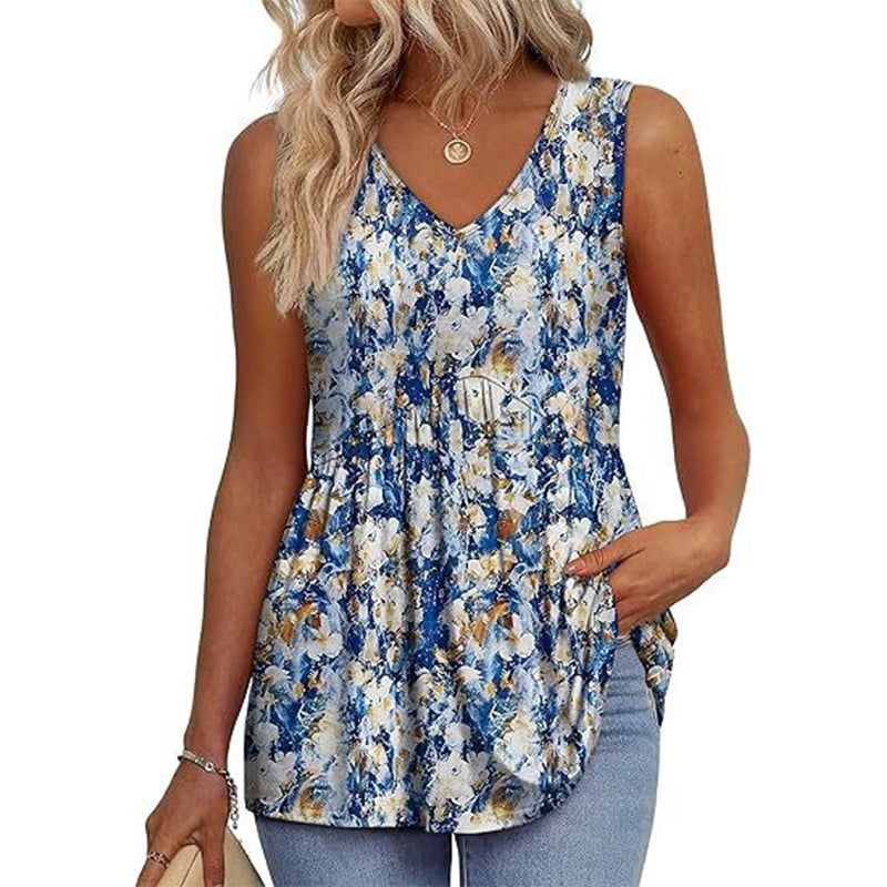 🌞Summer Sale 50% OFF🔥👚Women's Elegant Sleeveless V-Neck Top