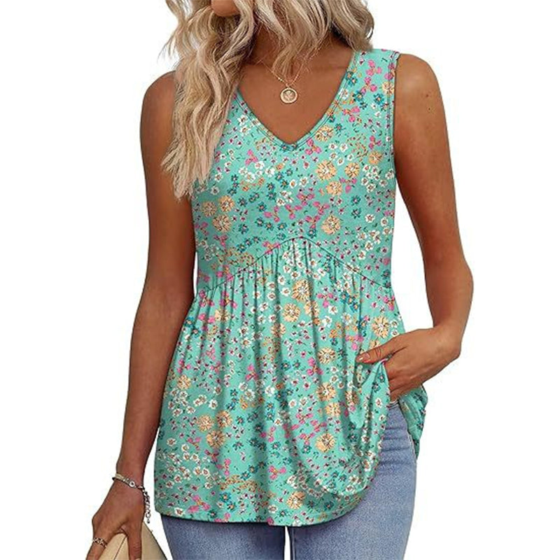 🌞Summer Sale 50% OFF🔥👚Women's Elegant Sleeveless V-Neck Top
