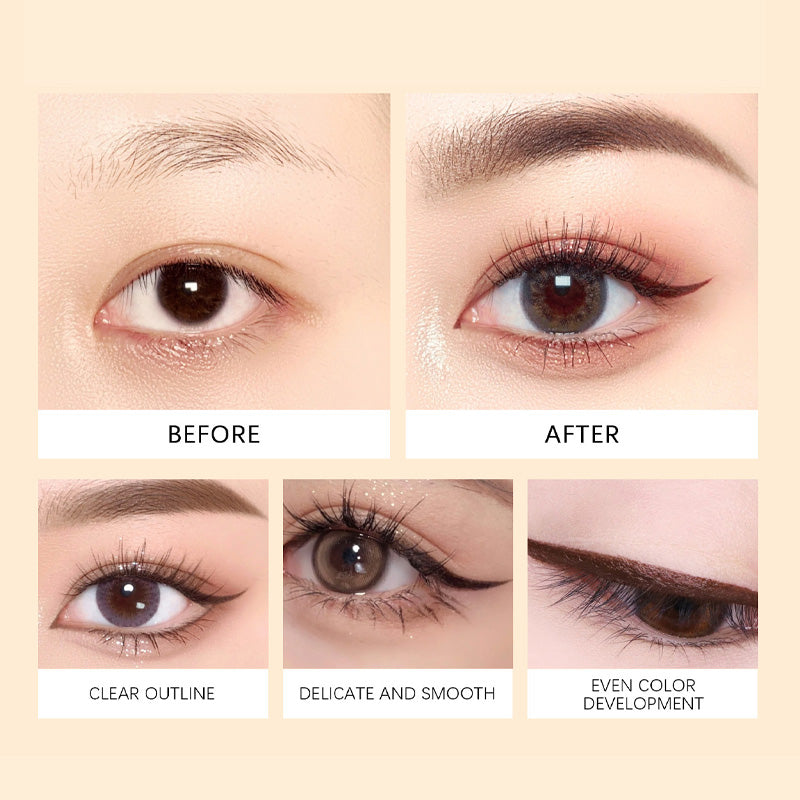 🎁LAST DAY SALE £8.99 with FREE Eyeliner Sharpener!!🔥-🌟24 HR Waterproof Eyeliner Duo Sharpenable Eye Pencil