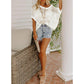 💥This Week's Special Price 💥Womens Summer Scoop Neck ShortSleeve Sweater Casual Crochet Hollow Out KnitTops