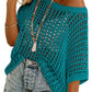 💥This Week's Special Price 💥Womens Summer Scoop Neck ShortSleeve Sweater Casual Crochet Hollow Out KnitTops