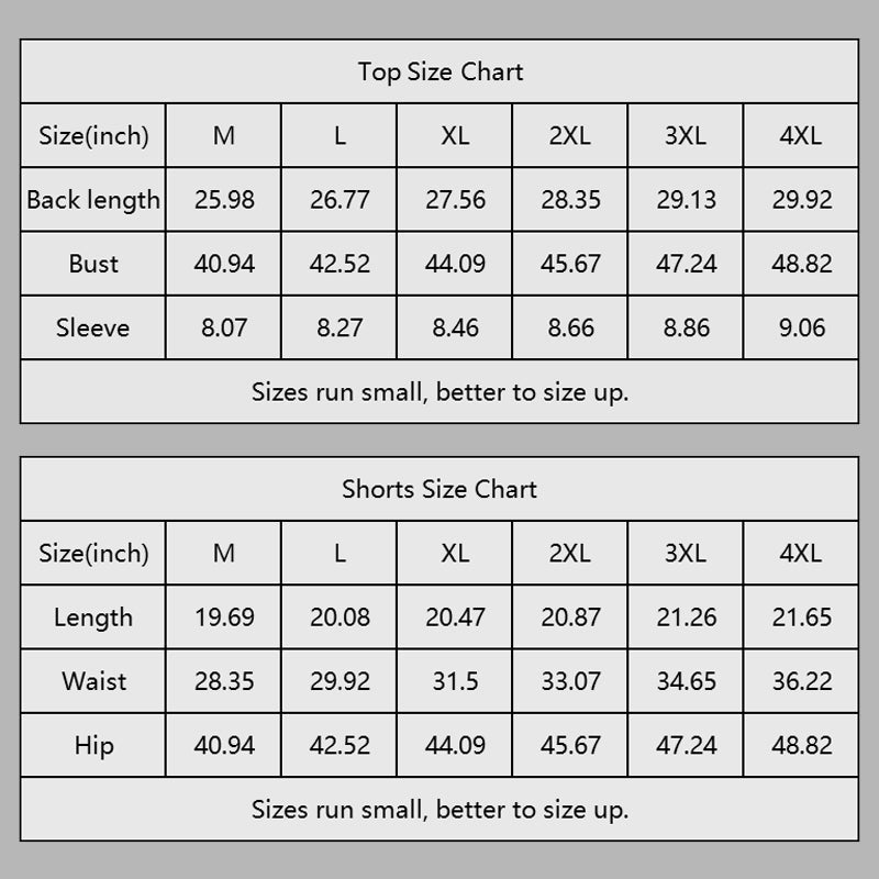 Men's Summer Casual Short Sleeve Top and Shorts 2 Pieces Outfits