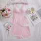 🎉This week's Special Sales - 49% OFF💕Lace Trimmed V-Neck Camisole & Shorts Sleepwear Set