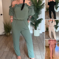 ⏳Time-limited Special⏰Shoulder Frill Design Jumpsuit 