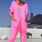Women's casual pocket jumpsuit