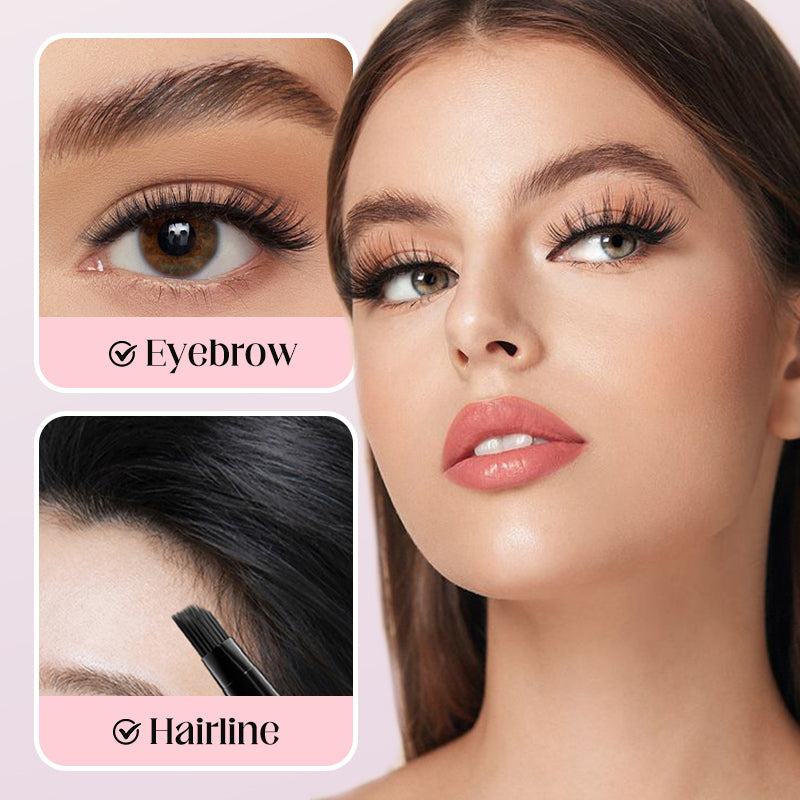 Waterproof Eyebrow Pen with Micro-Fork Tip