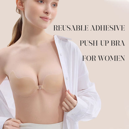Reusable Adhesive Push-up Bra for Women