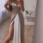 ✨ Sleeveless contrasting pleated maxi dress | Layered pleats with chic colour-block panels