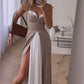 ✨ Sleeveless contrasting pleated maxi dress | Layered pleats with chic colour-block panels