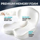 🔥 50% OFF SALE ENDING SOON 🔥 Memory Foam Seat Cushion - Non-Slip Base, Breathable & Supportive | For Cars, SUVs & Van Drivers | UK Fit