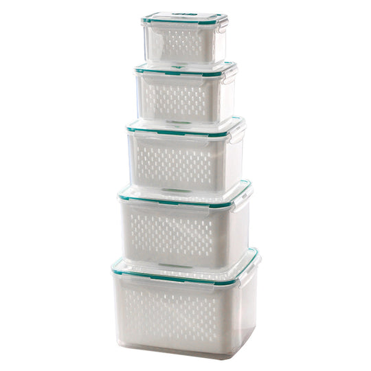🔥Summer Hot Sale 49％ OFF💝2 in 1 Draining Fresh-Keep Food Container