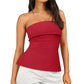 🔥Sexy Strapless Top: Sleek Fit, Alluring Neckline, Effortless Charm