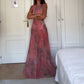 Women's Sheer Mesh Sleeveless Top & Skirt Set