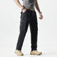 Men's straight-leg pants with pockets