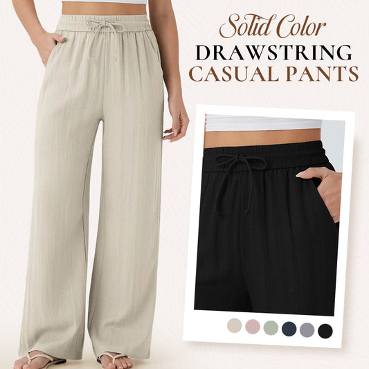 🎁Final Day 49% OFF: Linen Summer Pants - Drawstring, Skin-Friendly & Lightweight