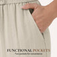 🎁Final Day 49% OFF: Linen Summer Pants - Drawstring, Skin-Friendly & Lightweight