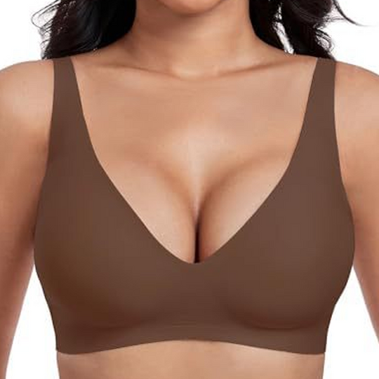 Buy one get one free ✨ Seamless push-up bra, deep V-neck design, wire-free